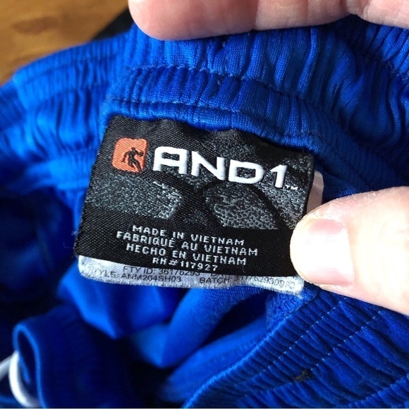 And1 blue athletic shorts in size M - Picture 5 of 7